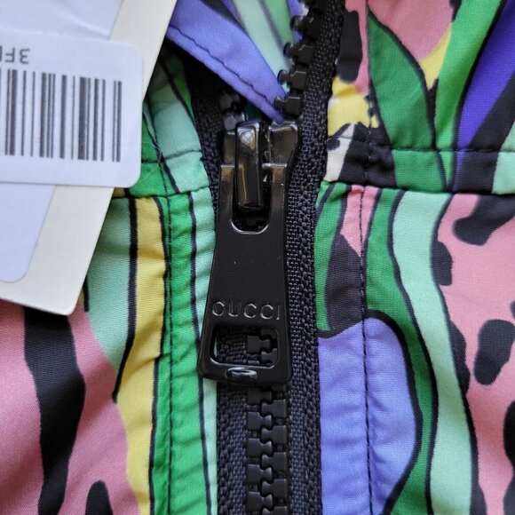 Rare GUCCI Windbreaker Bengal Tiger Jacket Size Medium EU 38 | US 8 - Picture 14 of 16